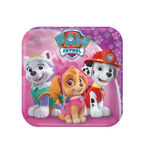 Paw Patrol Girls Lunch Plates - Click Image to Close